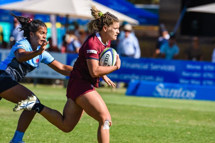 Bella Nasser returns to the Queensland jersey - this time in the 15s format. Photo: Stephen Tremain